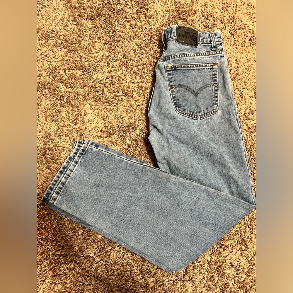 Vintage Levi’s Silvertab Distressed Loose Jeans Sz10R